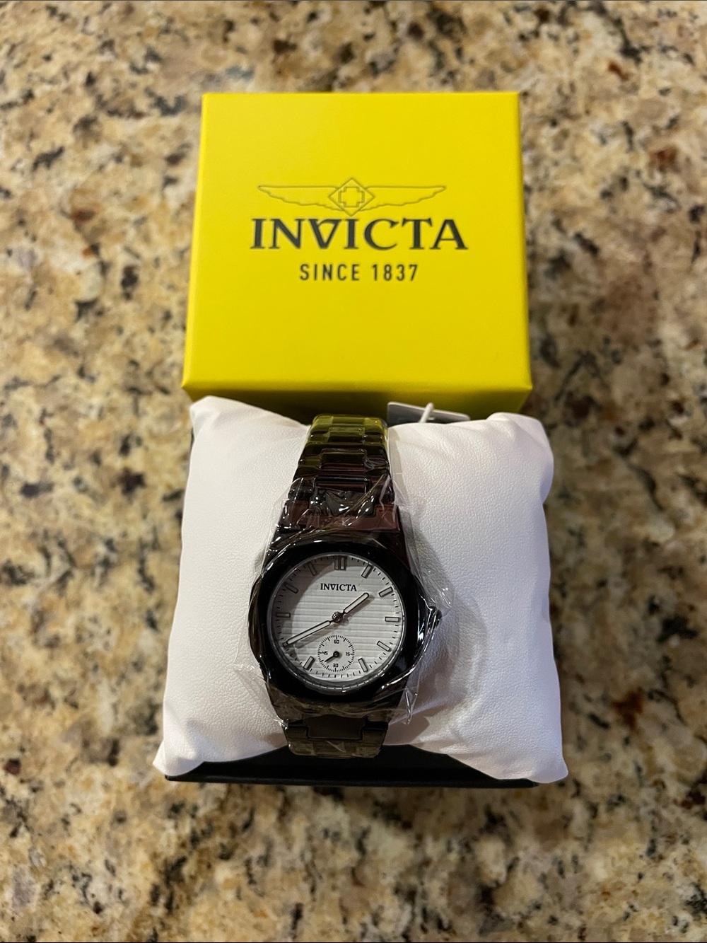 Invicta Celestial Women’s Black Watch with White Dial